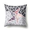 Polyester Pillow Case Decorative Geometric Home Printed Pillow Case Waist Cushion Cover Car Cushion Head Cushion Cover