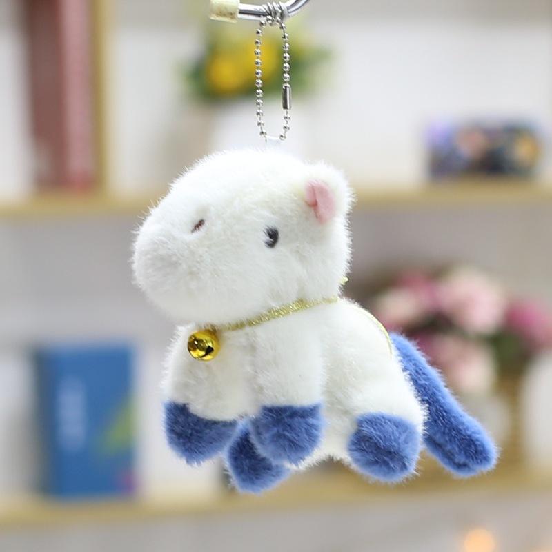 Urocza Lalka Kucyka Bell Prezent dla Dzieci Mała Zawieszka Lalka Urocza Para Akcesoria do Plecaka Lalka Przedszkolna