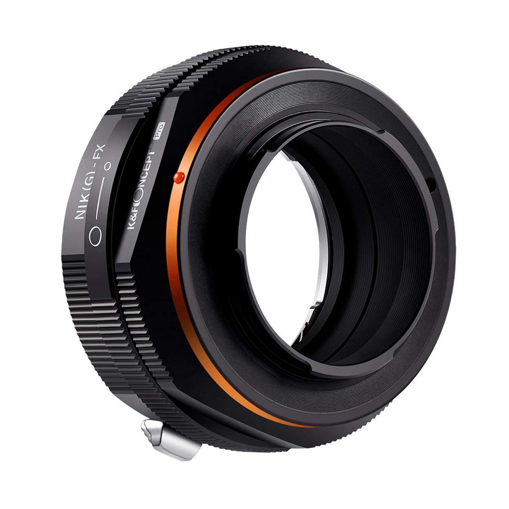 Concept P Series Lens Mount Adapter Lenses To Fujifilm with Aperture Ring K&F KF-NGX.P (Nikon F-Mount (G-Type Compatible) X-Mount)