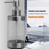 Household Stainless Steel Soap Dispenser Hand Sanitizer Shampoo Shower Gel Dispenser Perfect For Bathroom Kitchen Supplies
