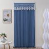 Lace Princess Privacy Door Curtain - No Drill, Anti-Peep, Decorative Partition for Bedroom or Living Room.