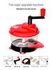 Manual Meat Grinder & Vegetable Chopper - Hand-Crank Dumpling Filling Mixer