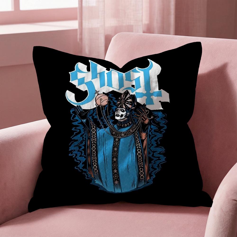 Cool G-Ghost BandS Cushion Cover Multi-Scene Pillow Cover for Home & Car - Reversible, Soft & Durable for Daily Use