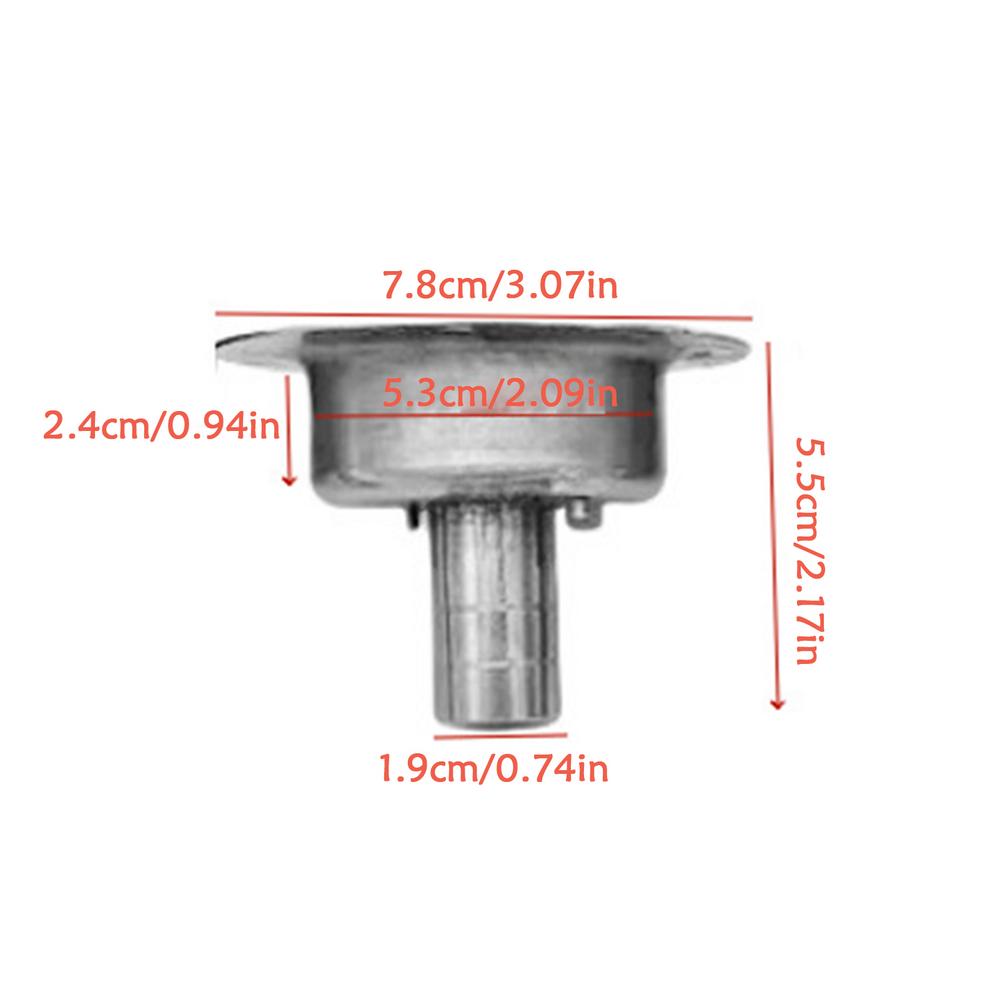 Stainless Steel Thru Hull Exhaust Hose Pipe Boat Exhaust Port Breather Vent Stainless Steel Hull Exhaust Hardware Fitting for
