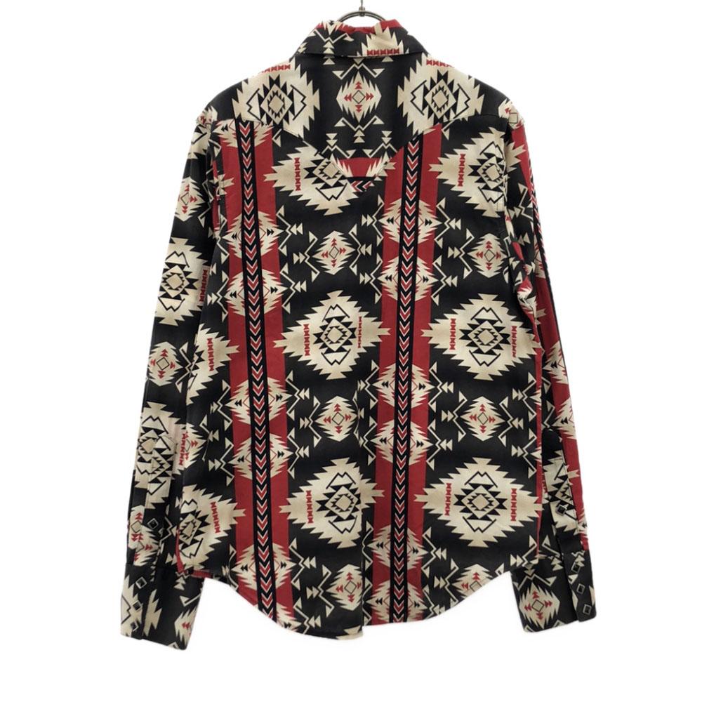 RockMount 70s Made in USA native Long sleeve Western shirt Old vintage Men's Used