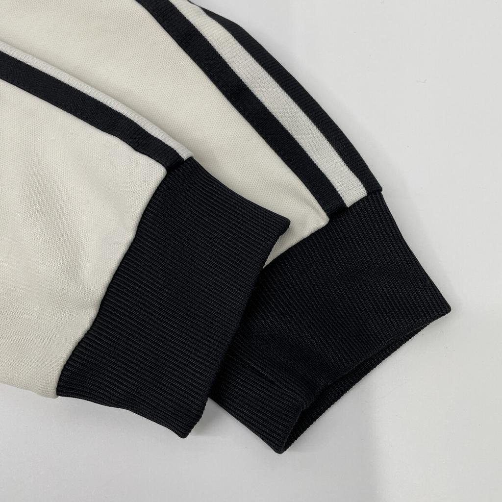 Adidas Limited Edition 00s All Blacks Embroidered Beige X Black Trefoil Track Jacket Jacket M Beige / blackUsed