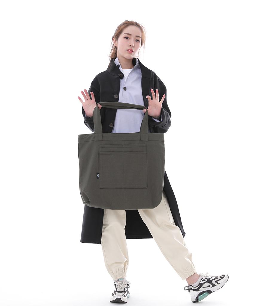 Saintcrew Freestyle Life Simple Oversized Eco Bag Flb-102 Khaki
