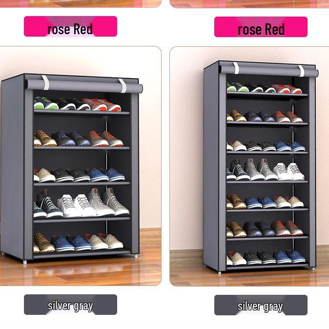 F-Style Dustproof Shoe Cabinet: Multi-Layer Cloth Cabinet & Storage Rack for Shoes