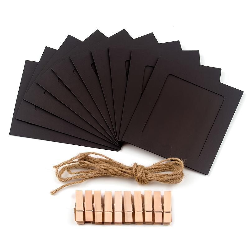 

1 упаковка, Клипсы для фото на стену, Бумажный баннер С днем рождения , Гирлянда с фоторамками на 1-й день рождения, Клипсы-фоторамки, Декор для свадебной годовщины