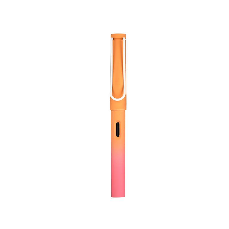 Morandi Gradient Fountain Pen: Customizable Calligraphy Pen with Logo Printing, EF/F Nib, and Ink Cartridges.