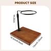 Coffee Holder with Adjustable Height And Wooden Base for The Kitchen