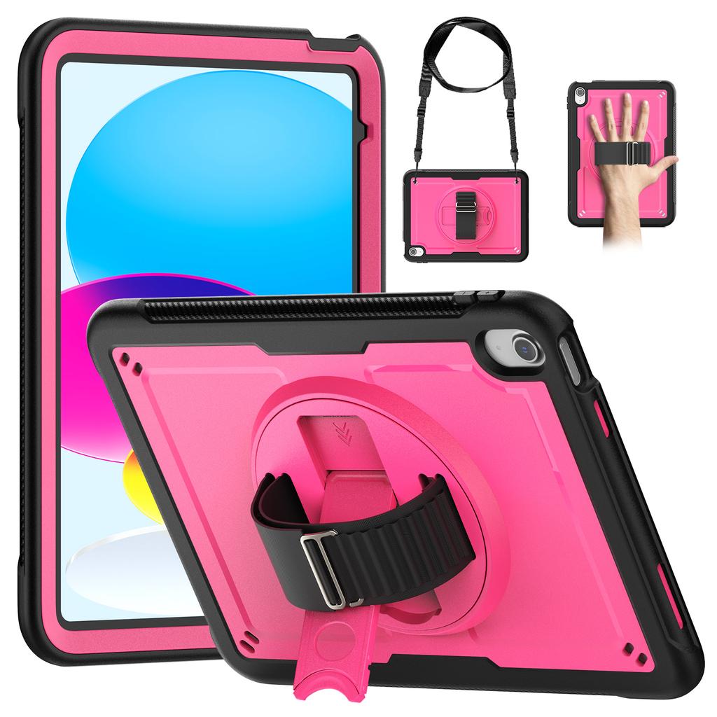 For IPad 10th Generation IPad Air4 5 10.9inch Pro11 M1 M2 IPad 10.2 9th Lightweight Shockproof Rugged Tablet Case Shoulder Strap