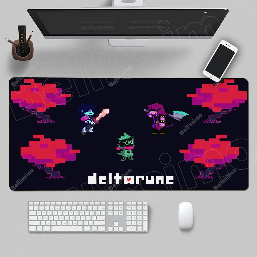 Tappetino Mouse Tastiera Gomma Deltarune tappetino 1200X600 mm Decora scrivania Tappetino Scrivania PC Gamer Office Tappeto Casa Tavolo pad
