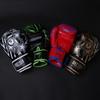 Boxing Gloves 6 12 14oz PU Leather Muay Thai Free Fight MMA Kick Boxing Training Glove For Men Women Kids