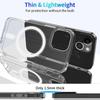 For iPhone 15 Plus Magnetic Case Compatible with Magsafe TPU+Acrylic Anti-drop Phone Cover