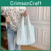 Trendy Polyester Canvas Shoulder Tote Bag For Teens And Students Soft And Stylish