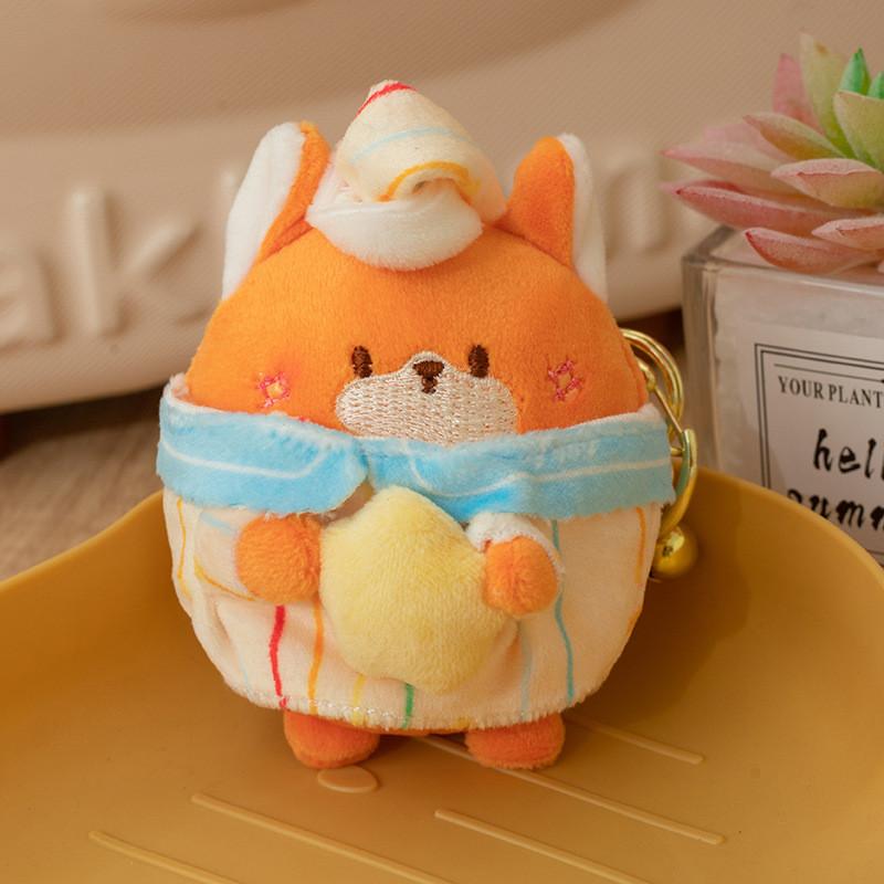 Bear Cute Rabbit  Pig Fox Koala Pajamas Sleeping Design Plush Pendant Toy