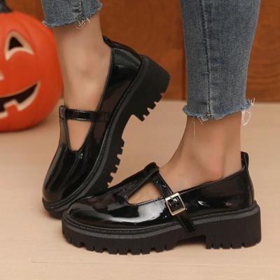 Pantofi de Damă la Modă 2025 Brand Cataramă Curea Pantofi cu Toc Înalt pentru Femei Modă Vârf Rotund Birou și Carieră Noi Mărimi Mari Pantofi cu Toc Înalt Confortabili