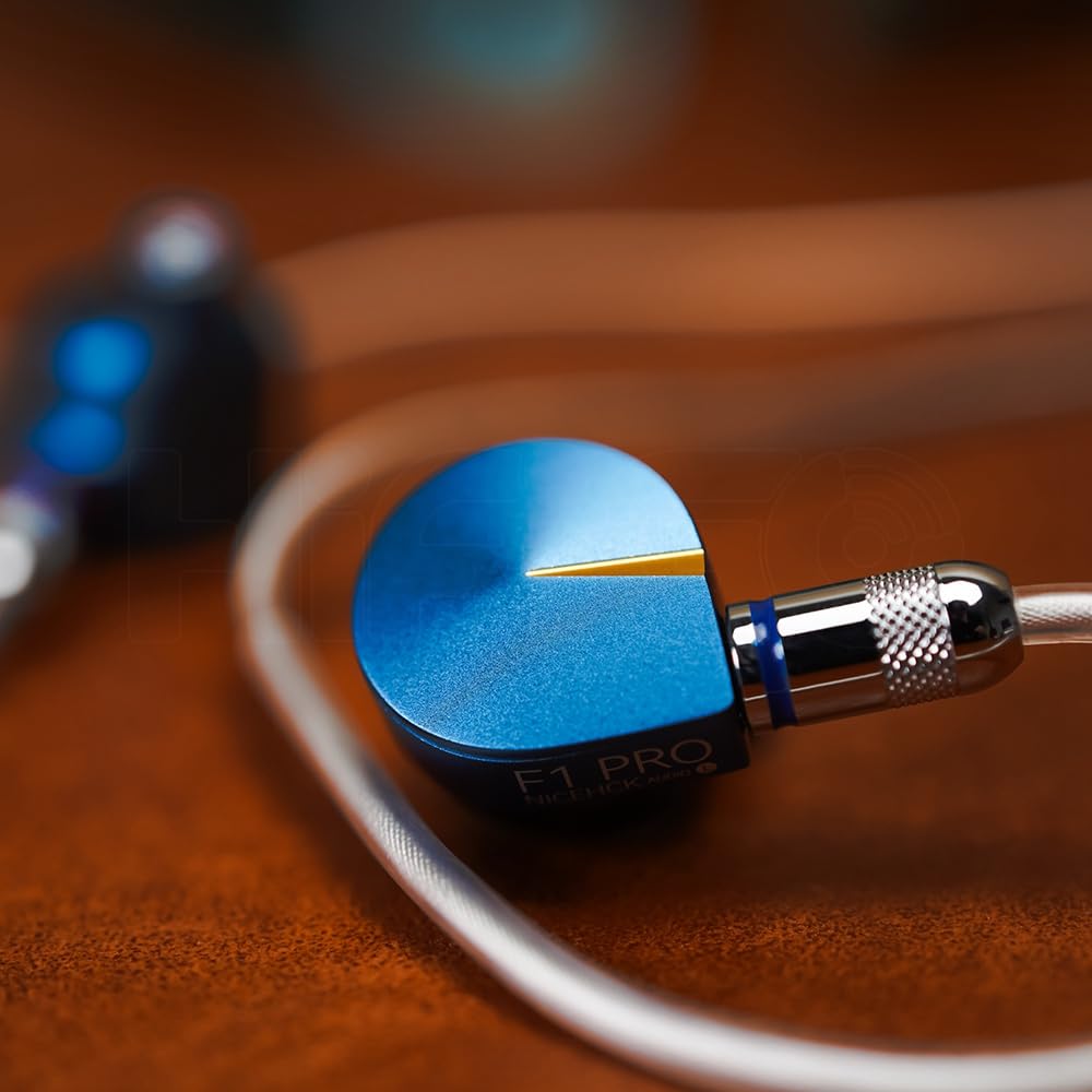 HiFiGo NiceHCK F1 Pro 14.2mm Planar Magnetic Driver In-Ear Monitors, Wired Planar IEM N55 In-Ear Earphones with Magnet and 2um Diaphragm (3.5mm)