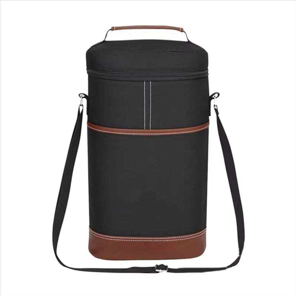 Two-bottle Wine Bottle Insulation Bag Portable Wine Bottle Storage Pouch Beach Activities