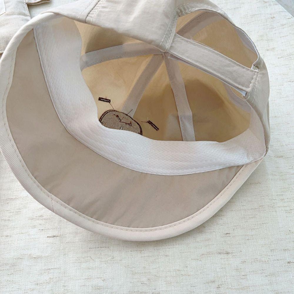 Soft Thin Baby Bucket Hat Cute Capybara Sunscreen Hat New Newborn Bonnet  1-3y