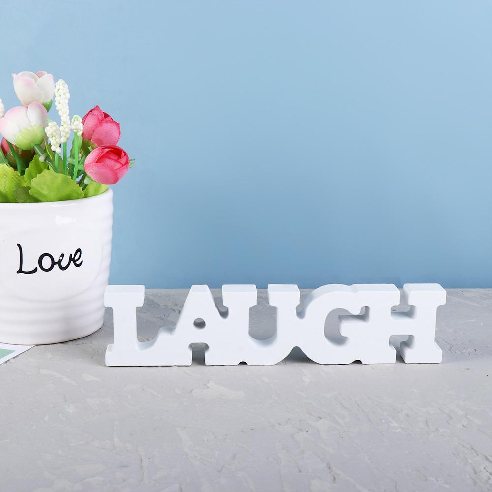 English Alphabet Wooden Desktop Ornaments Wedding Supplies Letters Ornaments Decoration Crafts