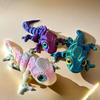 3D Tisk Chameleonské Figurky Vícekloubové Pohyblivé Simulační Oči pro Domácí Doplňky Dětské Hračky Dárek Dekorace Obývacího Pokoje