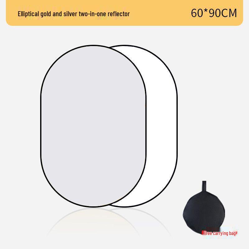 Foldable Studio Fill Light for Live Streaming & Outdoor Photography - Portable Reflector Panel