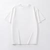 Men's Heavyweight Short-Sleeve T-Shirt - American Style, Pure Cotton, Trendy, Loose Fit, White.