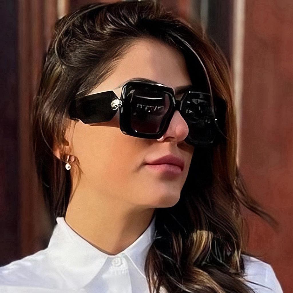 Oversized Square Sunglasses Women For Female Luxury Brand Designer Vintage Sun Glasses Popular Punk Elegant Sexy Ladies Shades
