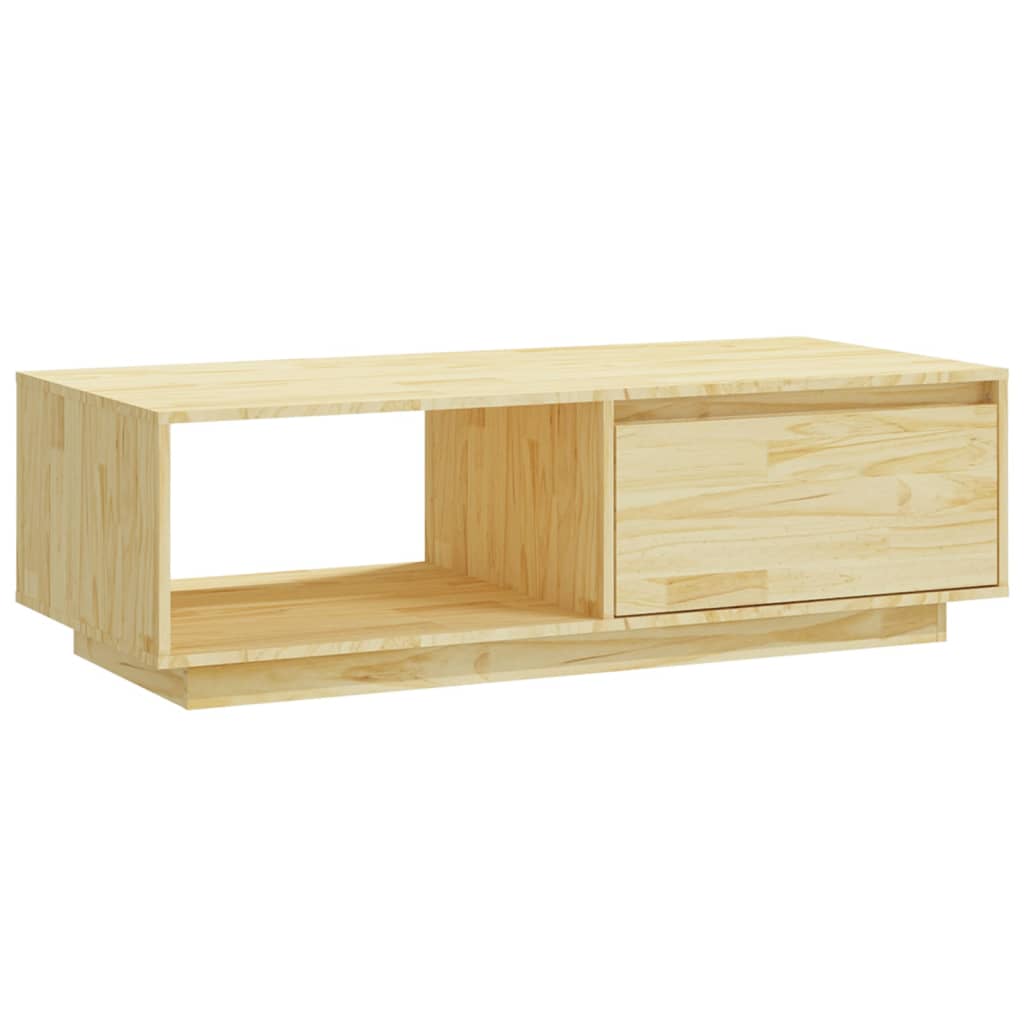 Coffee Table 110 X 50 X 33.5 Cm Solid Pine Wood