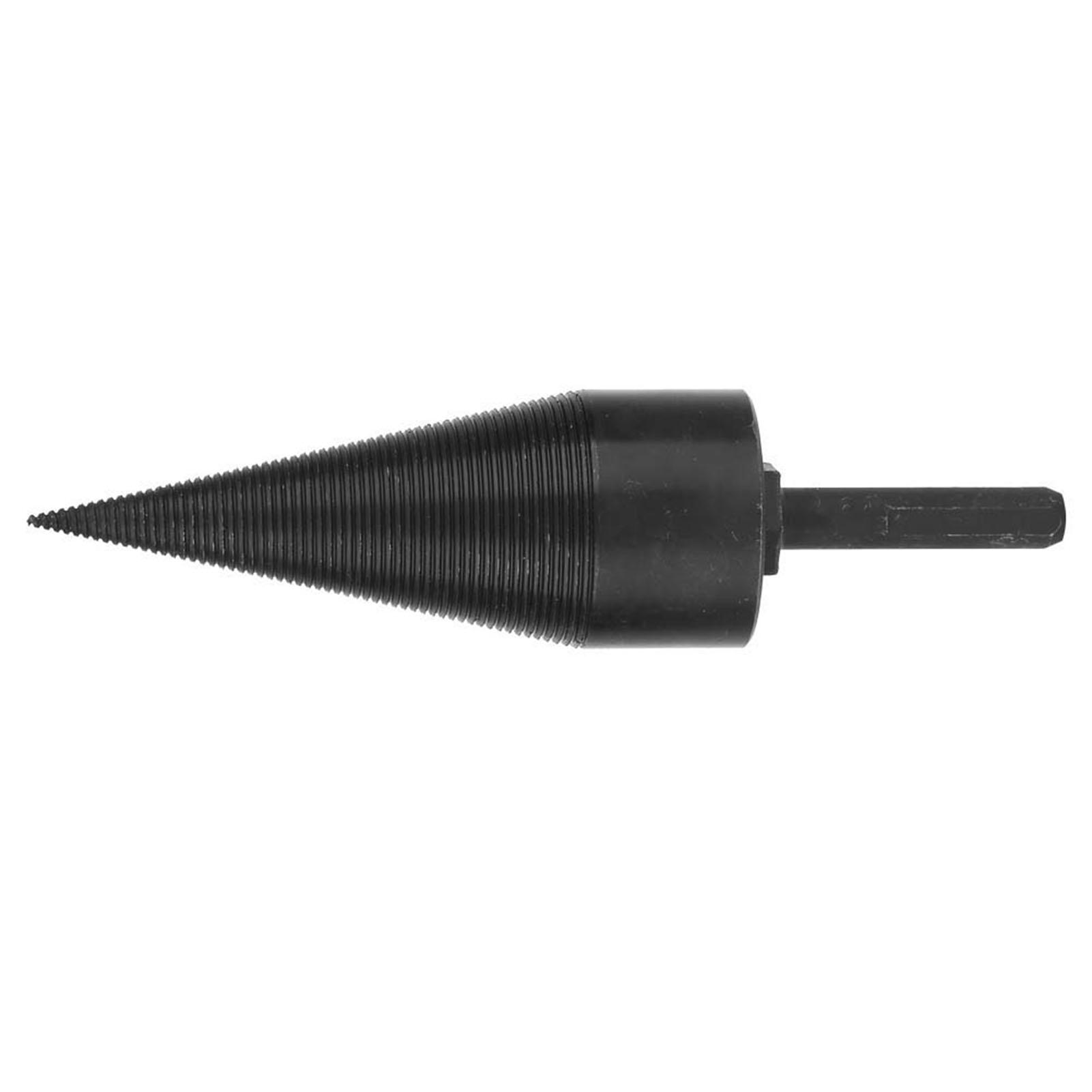 

Черный треугольный хвостовик Конус для колки дров Инструмент для рубки для электродрели (42мм)