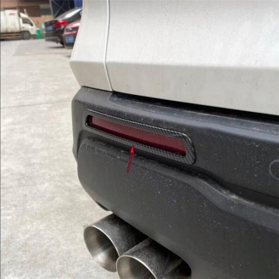 Carbon Fiber Rear Fog Lamp Bumper Light Cover Trim For Honda CR-V CRV 2023 2024