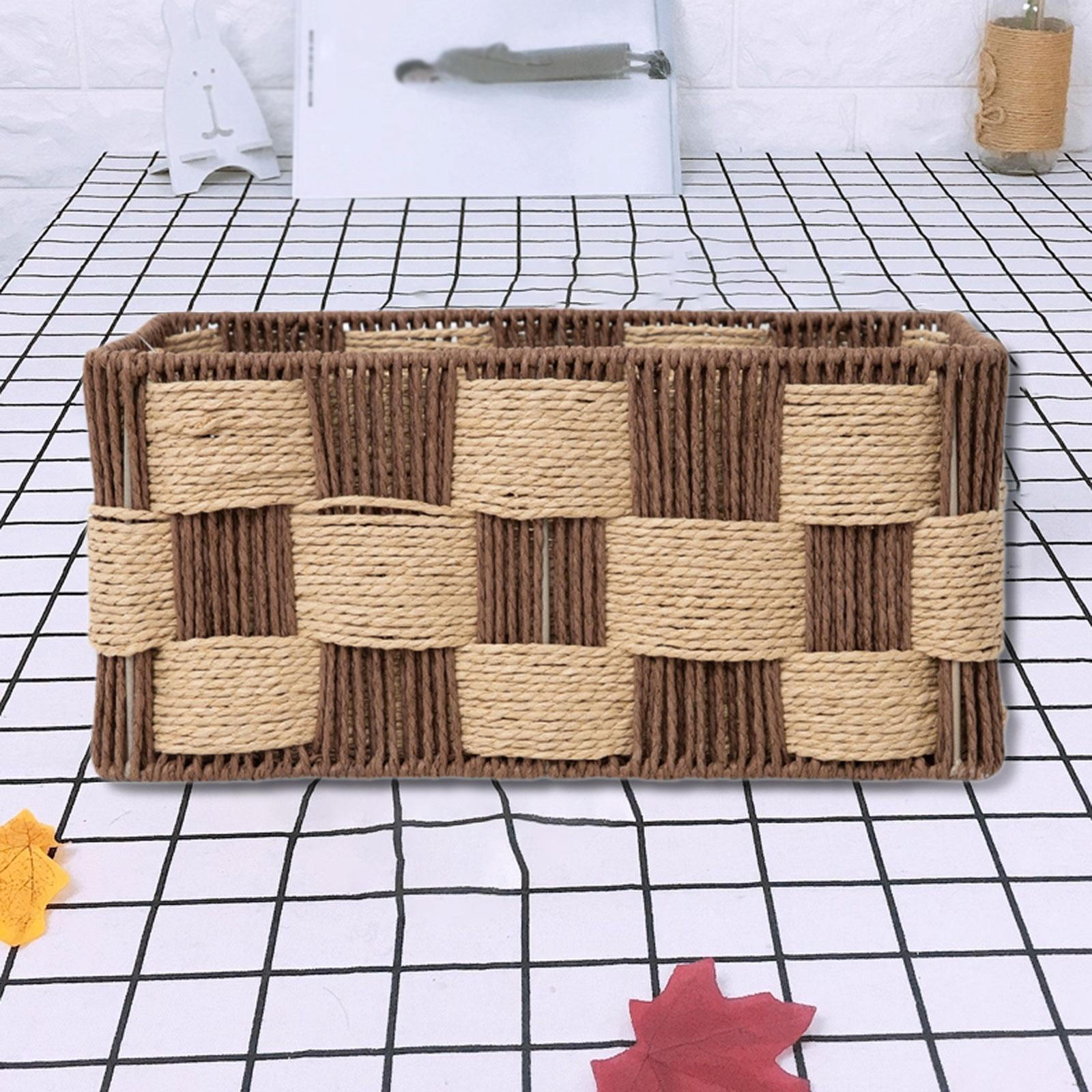 

Desktop Storage Basket Box Clothes Stackable Multifunctional Cosmetic Organizer Container