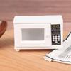 Horno Microondas Miniatura para Casa de Muñecas 1/12 Modelo Accesorio Cocina Hogar Juguetes para Niños