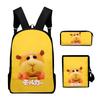 Well-loved Creative Friday Night Funkin 3D Design 3pcs/Set Learner Bags Everyday Laptop Knapsack Backpack Sling Carry Tote Pencil Pouch