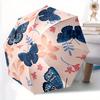 1pc Butterfly Floral Automatic Open/close Folding Compact Umbrella, 8-Rib Sturdy Canopy, Lightweight Portable, Everyday Use, Gift, Outdoor Umbrella, T