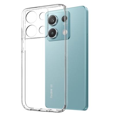 NORTHJO For Xiaomi Redmi Note 13 5G Case TPU Slim-Fit Back Phone Cover with Tempered Glass Film