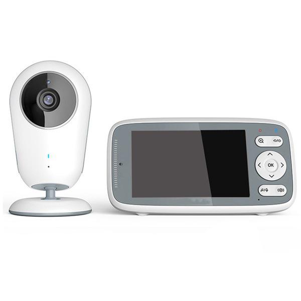 CrossVB609 3.2" Wireless Baby Monitor with Two-Way Talk, Night Vision, and Temperature Measurement