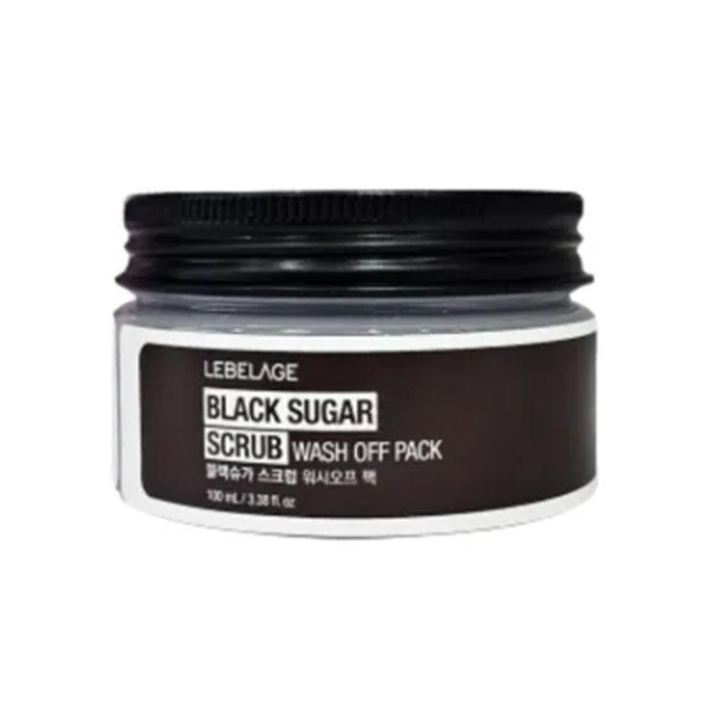 Lebelage Black Sugar Scrub Wash Off Pack 100ml