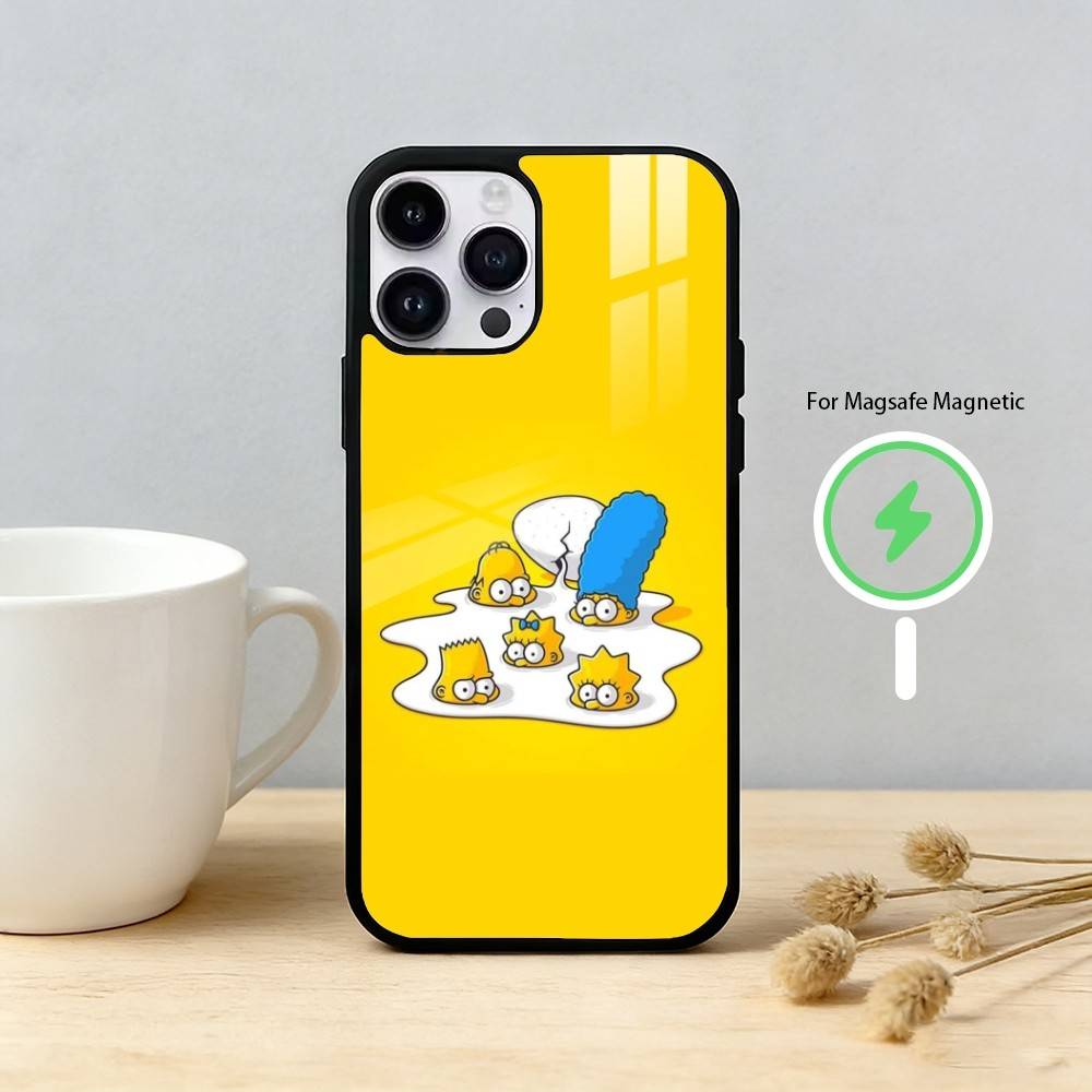 Cartoon A-American Dad Phone Case For iPhone 17/16/15/14/13/12/Plus/Pro/Max for Magnetic Wireless Charging