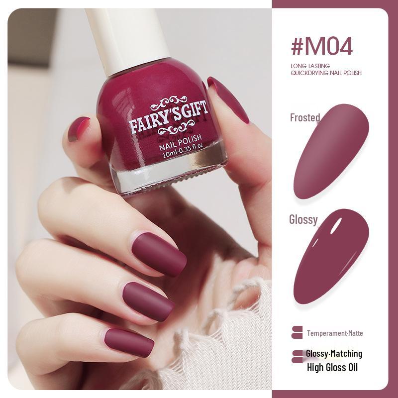New Matte No-Bake Long-Lasting Peelable Quick-Dry Nail Polish for Nail Art