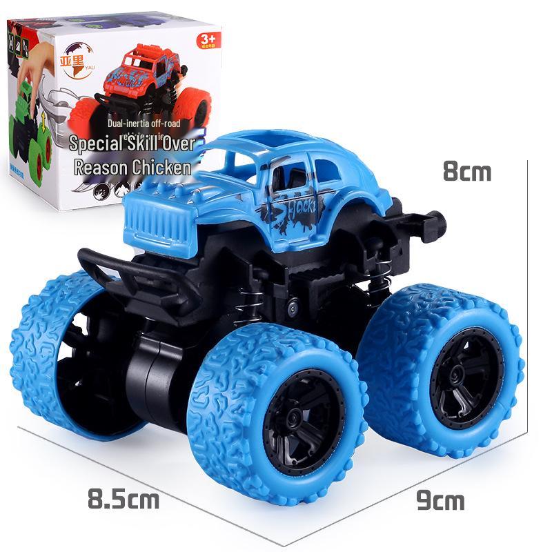 Kids' Inertial Excavator Toy Car: Off-Road Vehicle for Boys, Perfect for Small Gifts and Night Markets