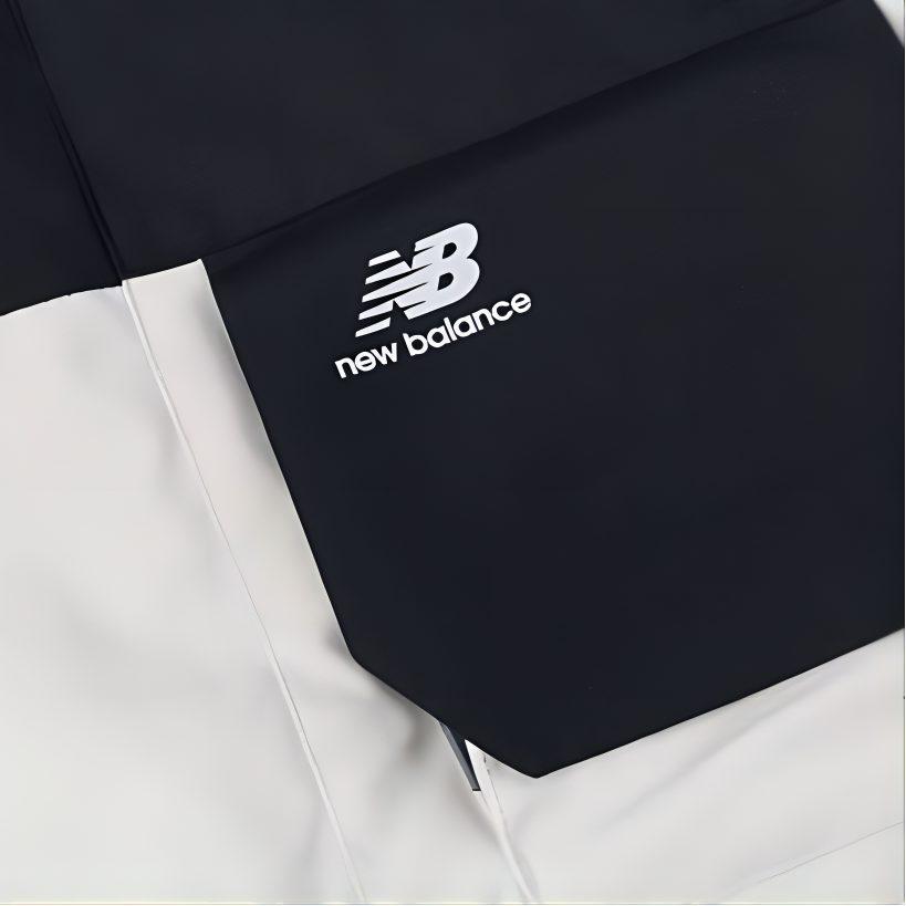 New Balance Jackets Men's Multicolor Stand Collar Moderate NAA3N011-BEI