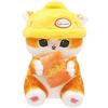 Shark Mofusand Cat Worker Series Plush Doll Working Cat Ornament Pp Cotton