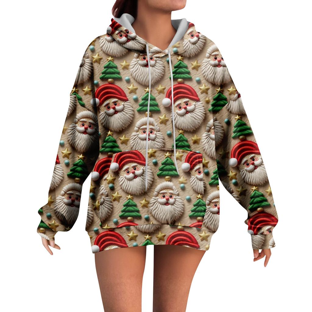 Hoodies For Women Oversized Winter Plush Cute Sweatshirts Pullover Trendy Fall Winter Clothes
