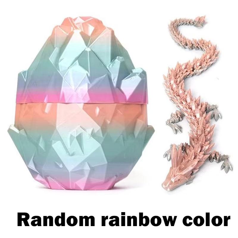 Creative Decompression Dragon Egg Chameleon Pendulum 3D Printing Complete Set Of Gifts Colorful Set Toys Colorful Decoration
