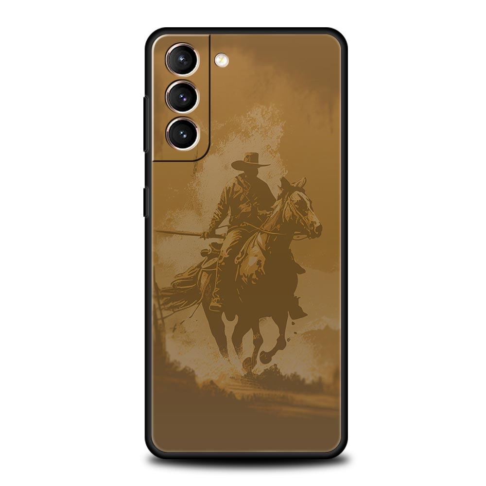 

Phone Case Cover for Samsung Galaxy S26 S25 S24 S23 S22 S20 S21 FE Ultra Plus S25 Edge 5G Soft TPU Capas Cowboy Fundas Coque Bag Samsung S25 Plus