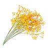 5pcs 3 Branch Artificial Gypsophila Fake Silk Petals Stretching Branches Design Artificial Flower Stems Plastic