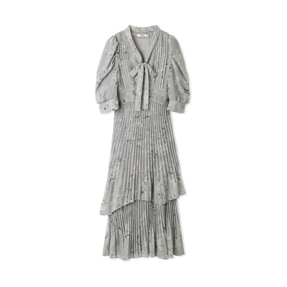 SNIDEL Sustina Pleated Print Dress SWFO255038 Women s